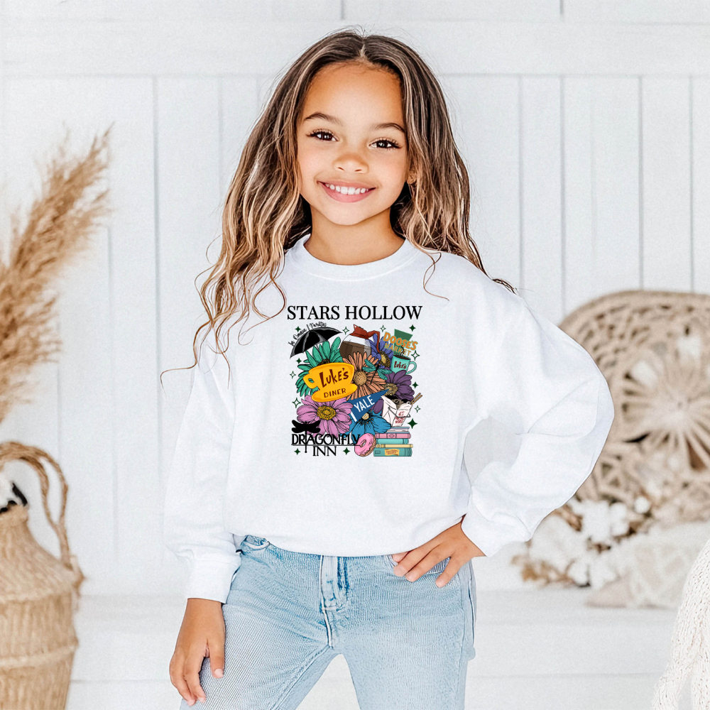 Stars Hollow Gilmore Girls Youth Graphic Sweatshirt