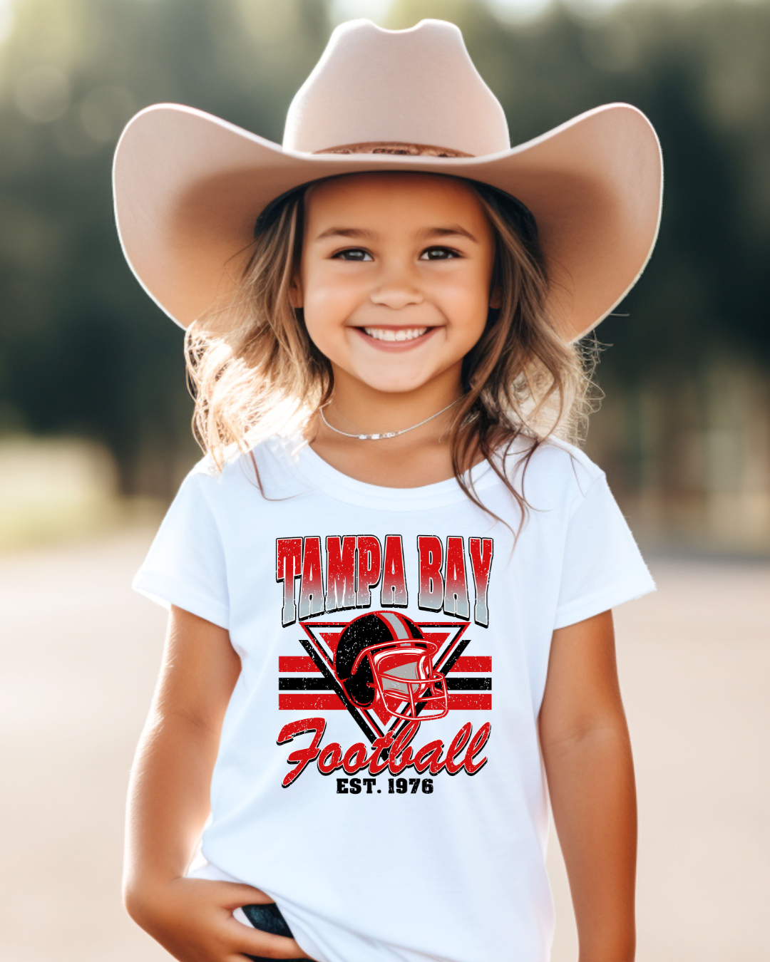 Vintage Tampa Bay Football Youth Graphic Tee