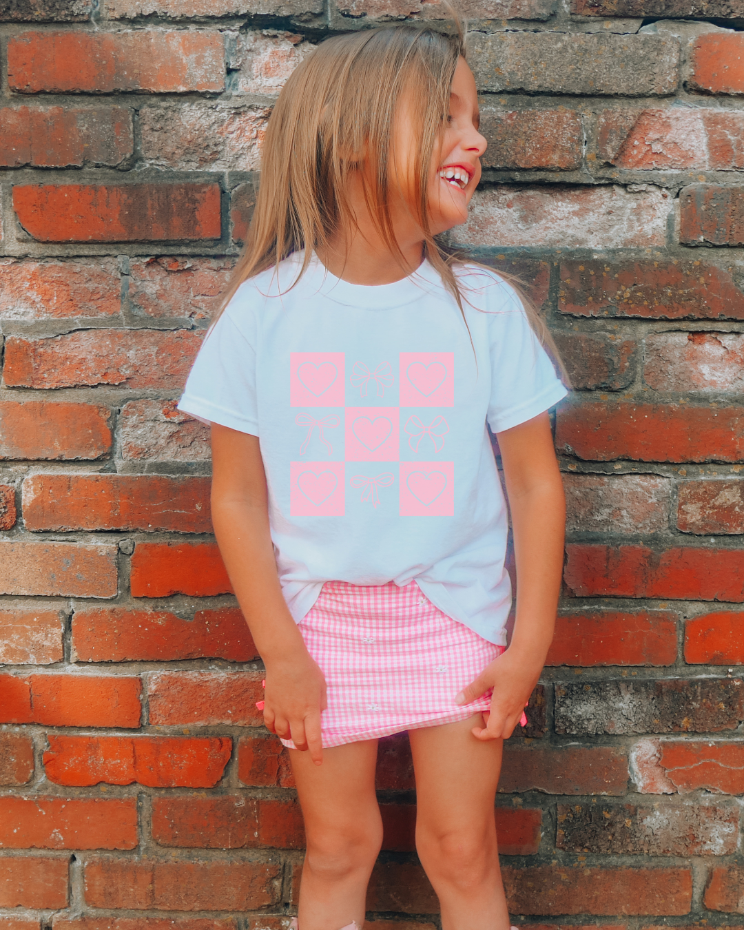 Retro Valentines Coquette Youth Graphic Tee