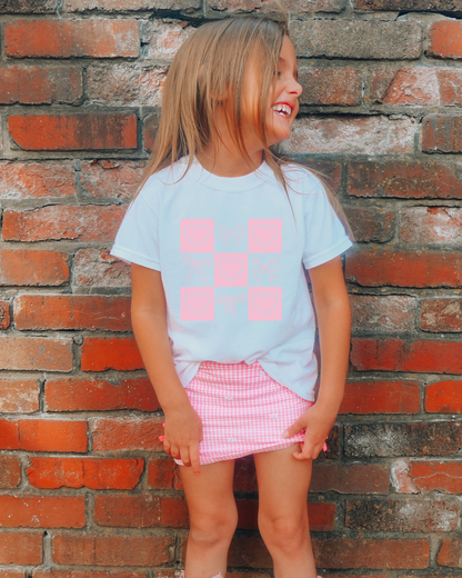 Retro Valentines Coquette Youth Graphic Tee