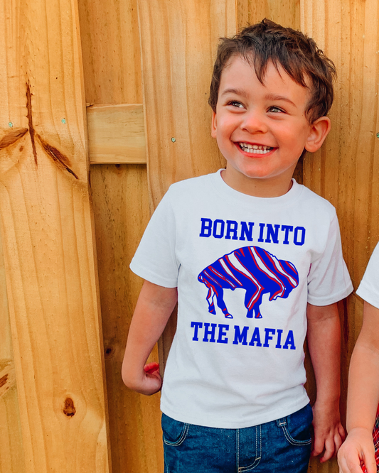Born Into The Mafia Bills Youth Graphic Tee