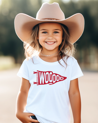 WOOOO Arkansas Razorbacks Youth Graphic Tee