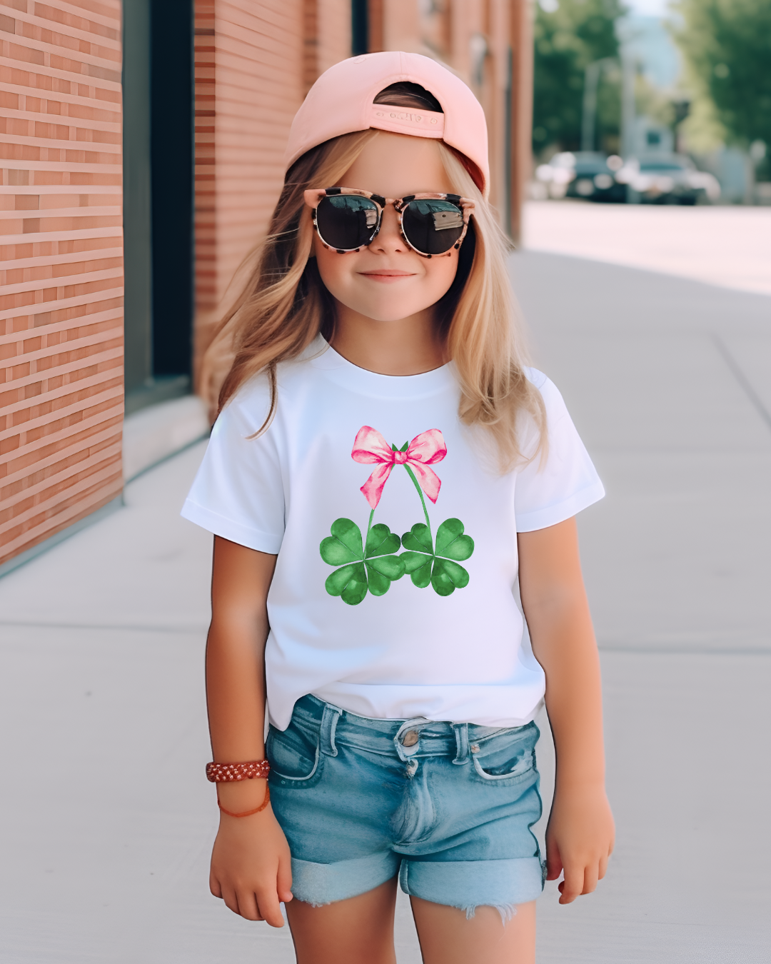 Clover Cherries Lucky Youth Graphic Tee