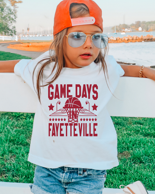 Game days in Fayetteville Youth Graphic Tee