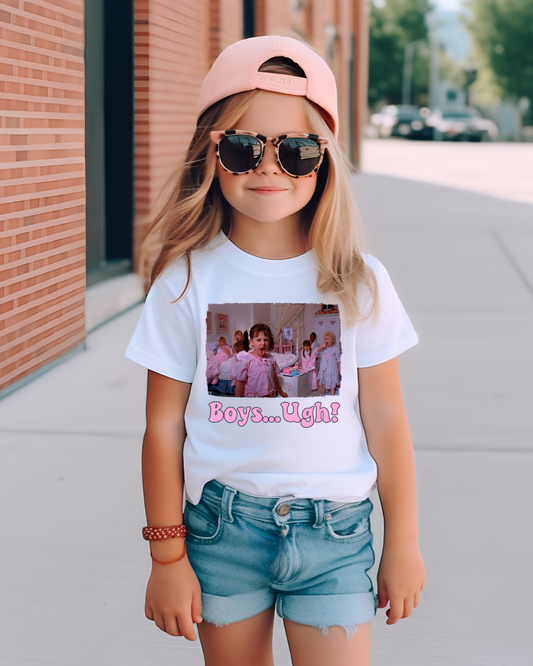 Boys Ugh Distressed Youth Graphic Tee