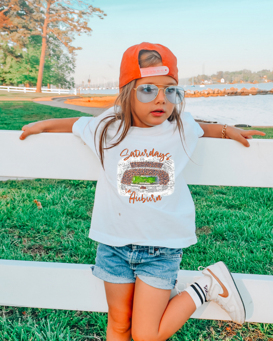 Saturdays In Auburn Youth Tee