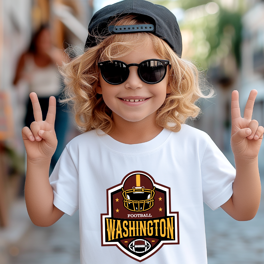 Washington Commanders Helmet Youth Graphic Tee