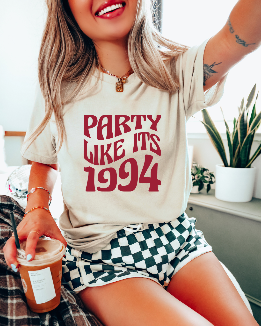 Party Like It's 1994 Arkansas Basketball Adult Tee (RED)
