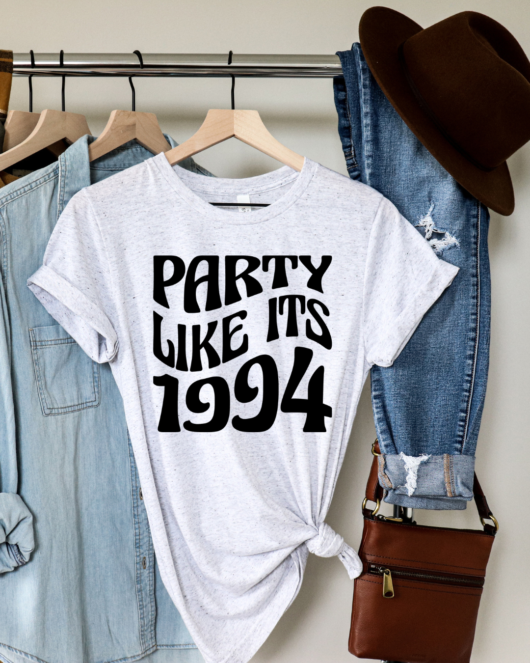 Party Like It's 1994 Arkansas Basketball Adult Tee (BLACK)