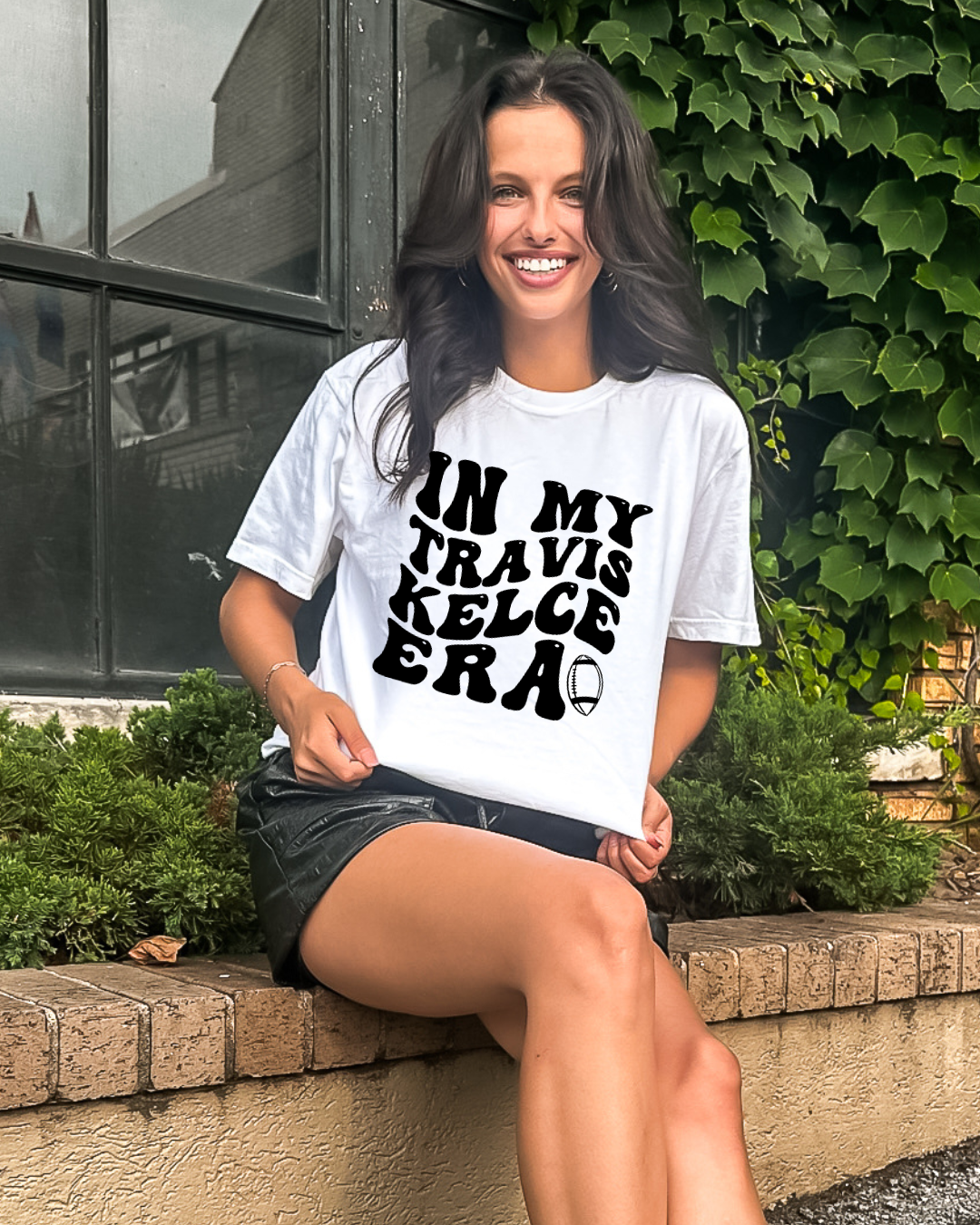 In My Travis Era NFL X Taylor Adult Tee (Black)