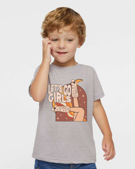 Retro Let's Go Girls Toddler Tee